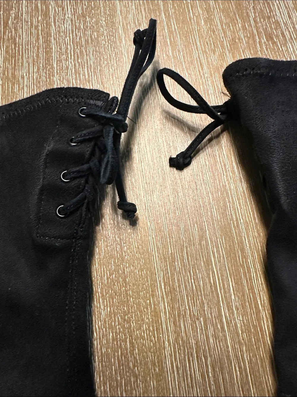 Vince Camuto Cheera Black Stretch Microsuede Over the Knee High Heel Boots 11